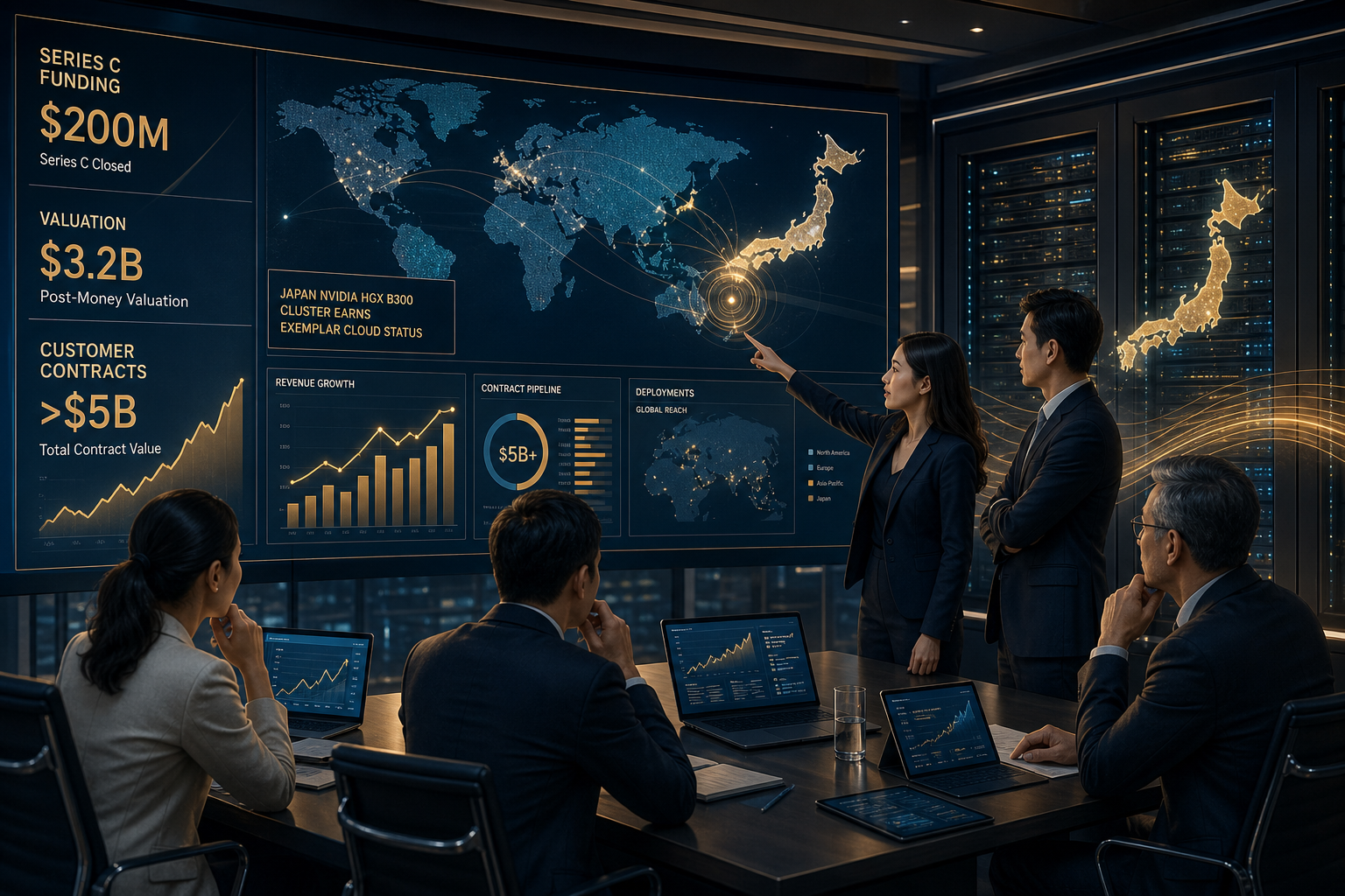 PaleBlueDot AI Closes $200M Series C at $3.2B Valuation: Japan NVIDIA HGX B300 Cluster Earns Exemplar Cloud Status, Customer Contracts Exceed $5 Billion